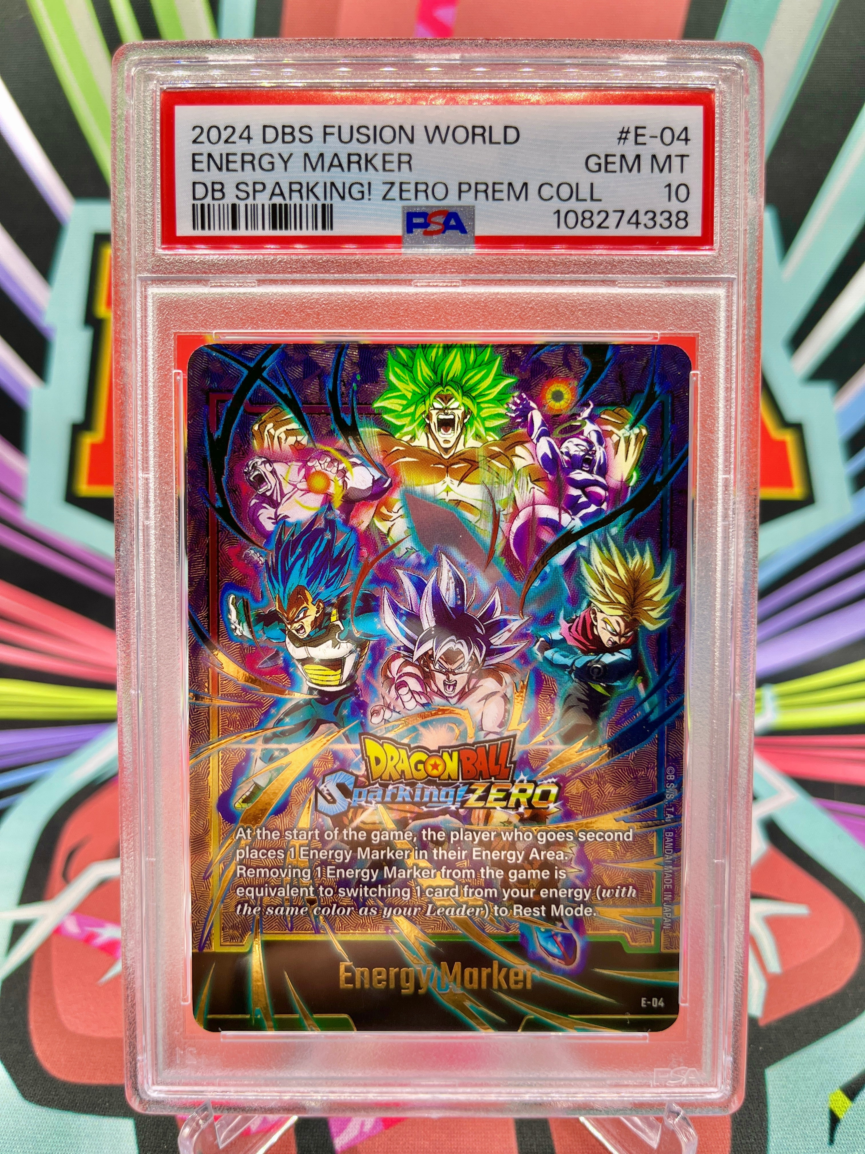 PSA10 連番 ドラゴンボール sparking zero エナジーマーカー PSA 10 E