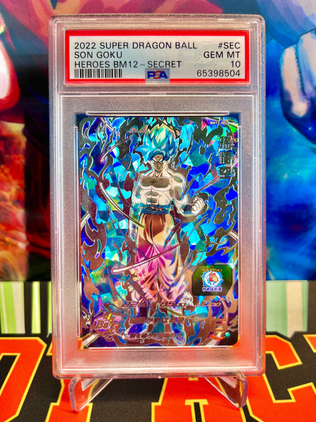 PSA 10 BM12-SEC Son Goku Secret (2022)