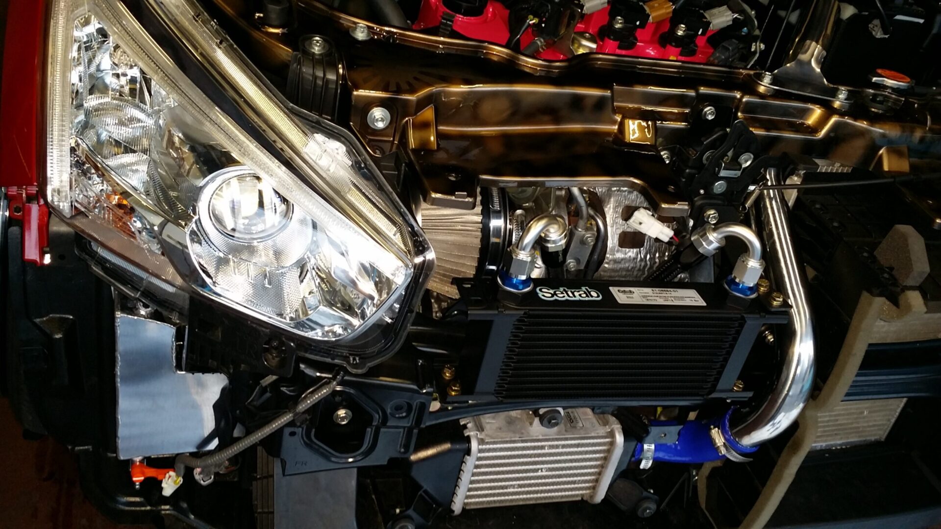 も。納涼OILクーラーKIT (サーモ内臓オイルブロック付) - コペン専門店