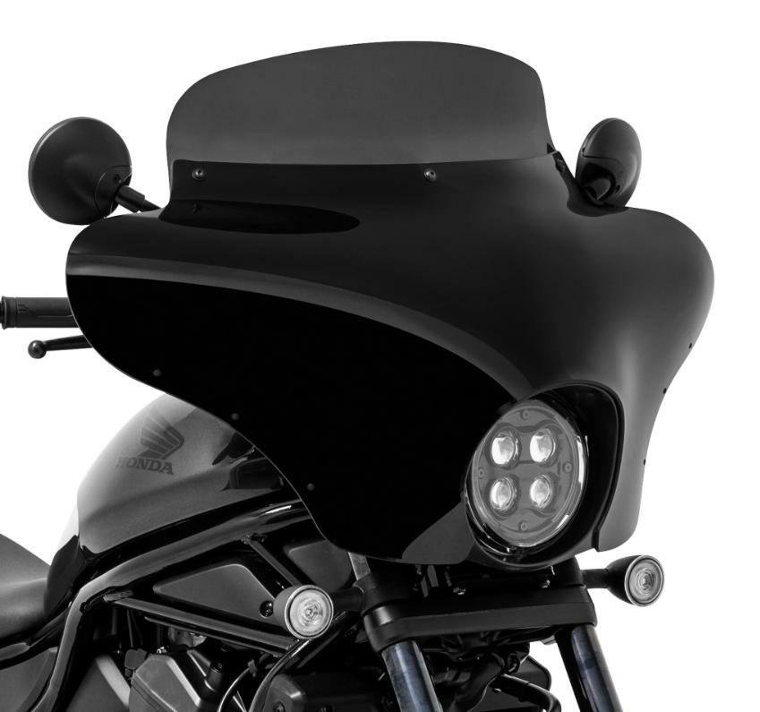 レブル1100/DCT バットウイングフロントカウル フェアリング ブラック