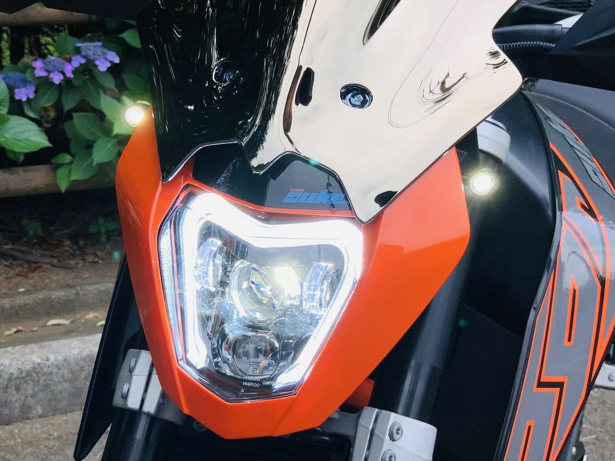 KTM DUKE690 2012～2019 LED ヘッドライト | バイクカスタムパーツ専門