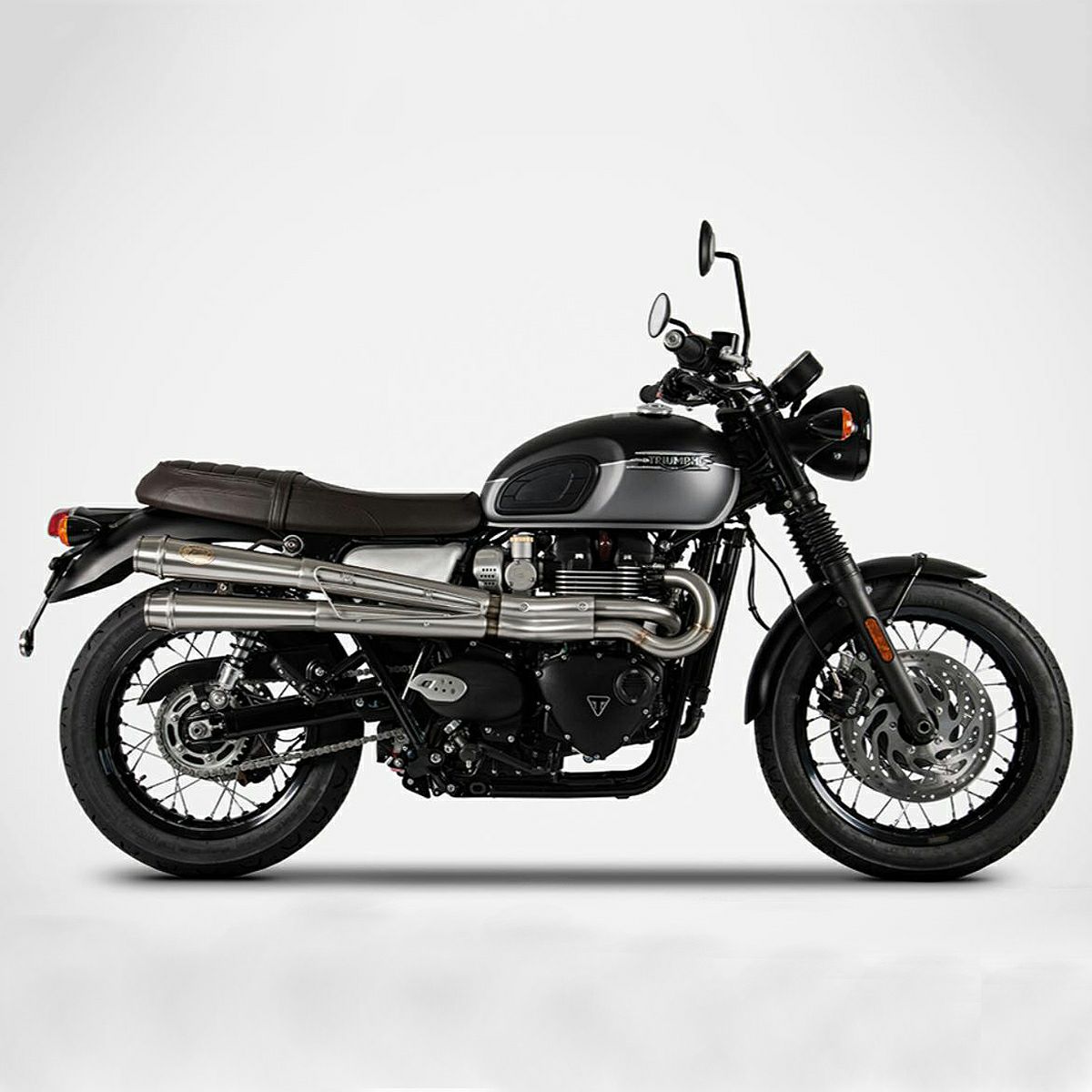 ボンネビル T100 T120 フルエキゾーストマフラー レース用 アップ
