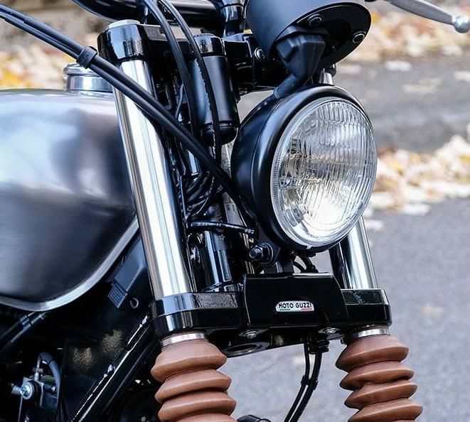 モトグッツィ V7III/V9ボバーのヘッドライト