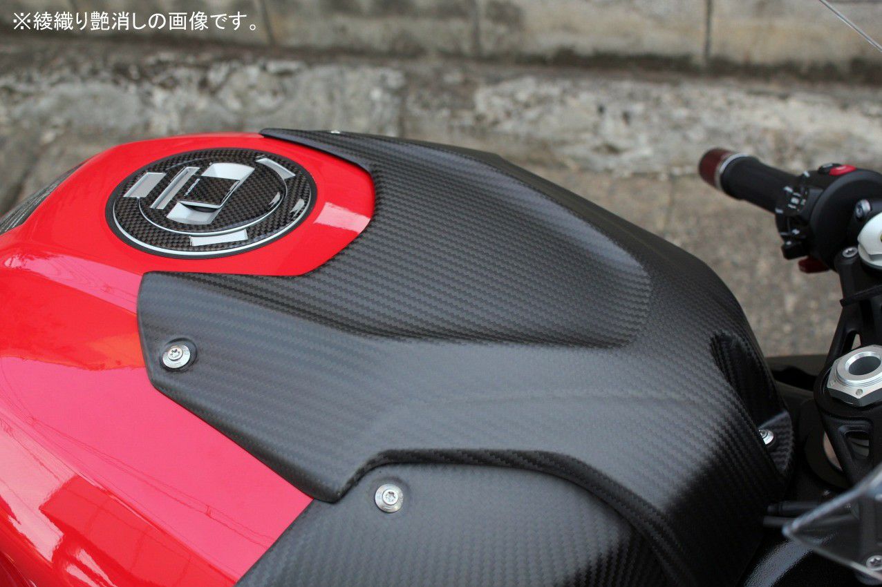 BMW S1000RR タンクトップカバー 左右セット ドライカーボン SPEEDRA