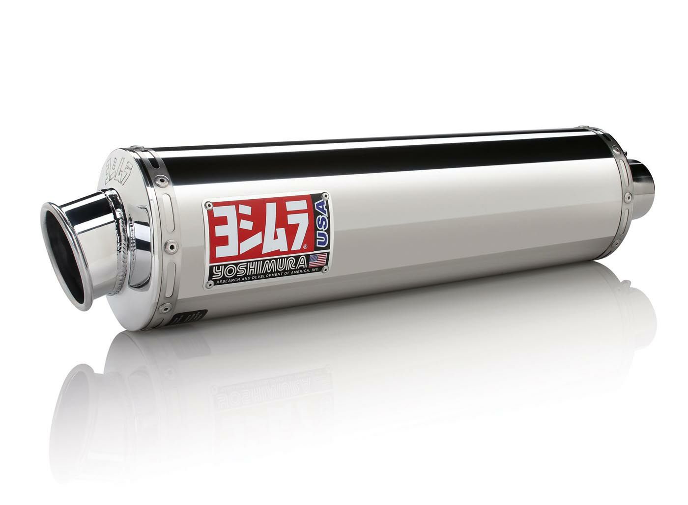 ヨシムラUSA RS-3 スリップオン ステンレス マフラー カワサキ ZX-6