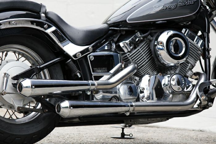 グッズ(GOODS) リバースコーンマフラー フルEX ヤマハ ドラッグスター