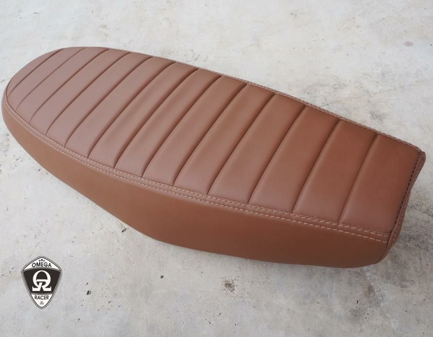 W400, W650, W800 フラットベンチシート タンブラウン オメガレーサー
