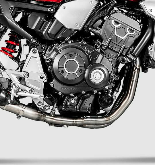 アクラポビッチ製のHONDA CB1000R (2018-2024)専用ステンレス