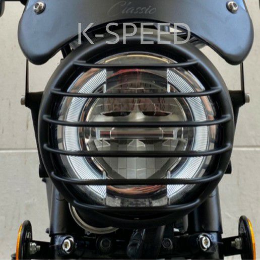 モンキー125 ヘッドライトカバー ブラック K-SPEED | バイクカスタム