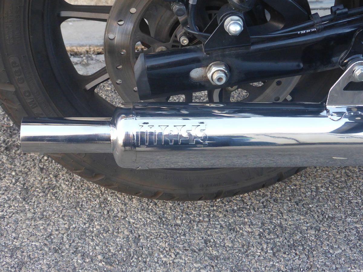 ロイヤルエンフィールド メテオ350 ステンレス スリップオンマフラー