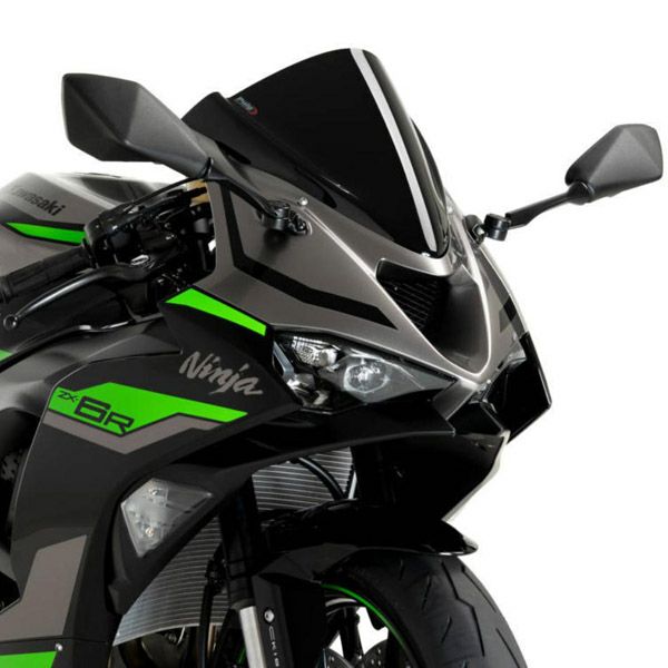 ZX-6R 24～ Z-レーシングスクリーン ブラック プーチ | バイクカスタム