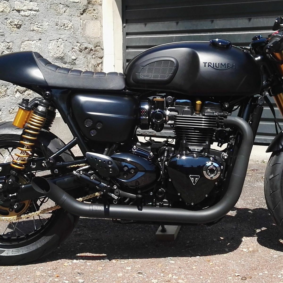 トライアンフ スラクストン1200R/RS ステンレス2in2 Hot Rod フル