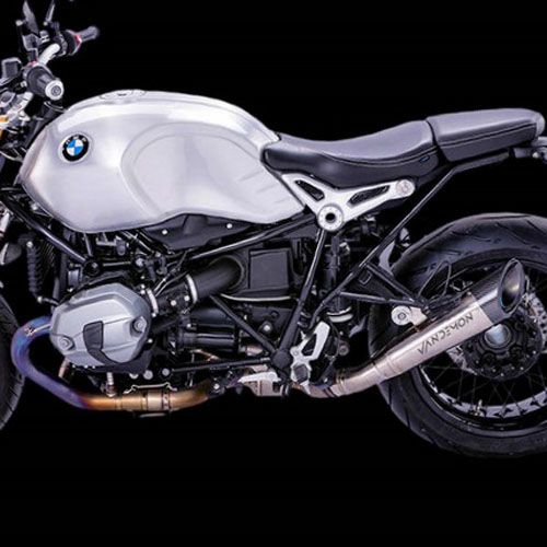BMW RnineT フルエキゾースト マフラー シルバー FCRオリジナル
