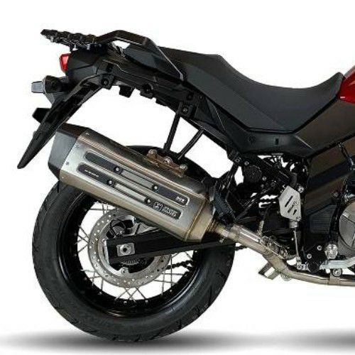 Vストローム650 17-22 スリップオンマフラー MEGA XTREM TRAIL