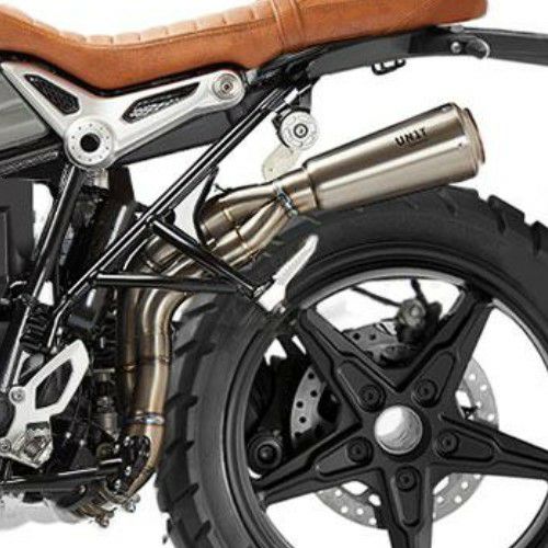 BMW RnineT Scrambler スリップオンマフラー ハイパイプ フルチタン