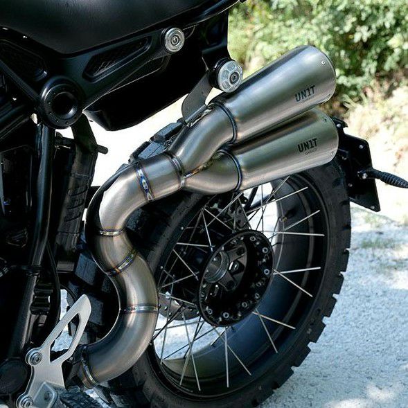 BMW RnineT フルエキゾースト マフラー ブラック FCRオリジナル