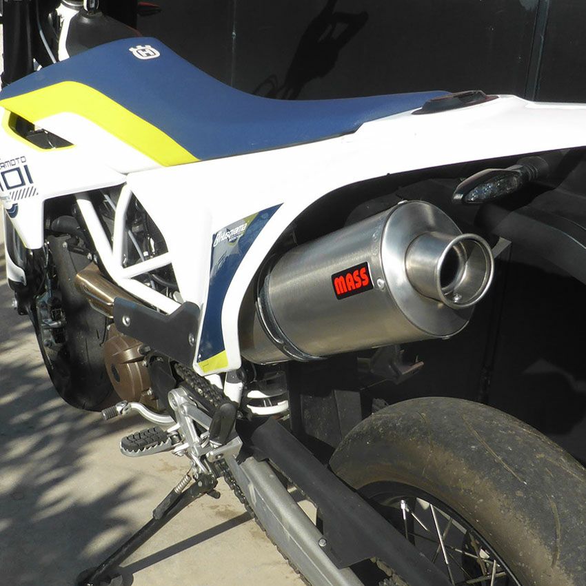 ハスクバーナ 701スーパーモト オーバルステンレス スリップオン