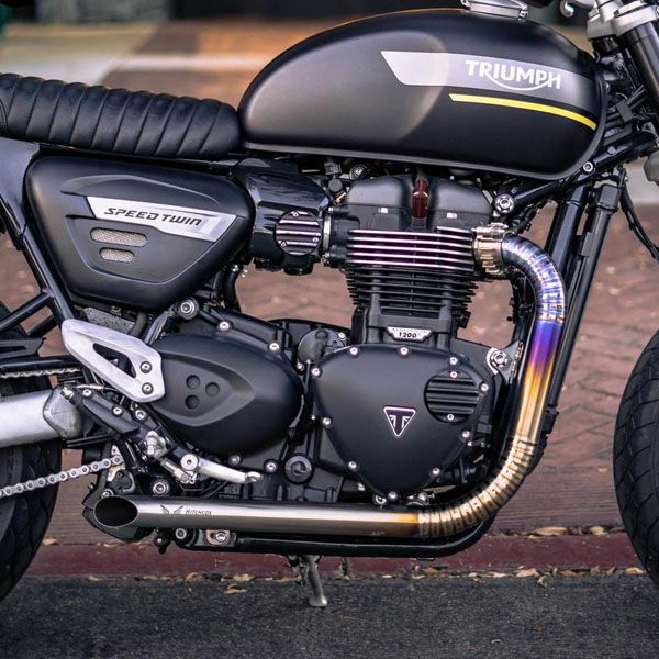 トライアンフ スピードツイン1200 ドラッグフルエキゾーストシステム