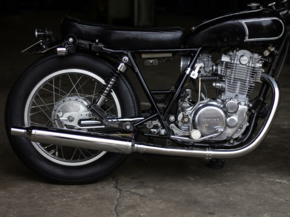 ヤマハ SR400/500 ヴィンテージマフラー フルエキ ダウン キャブ車