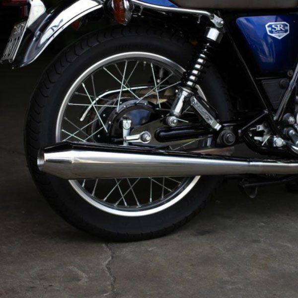 ヤマハ SR400 STDメガホン ロング フルエキ ダウン FI車 モーター