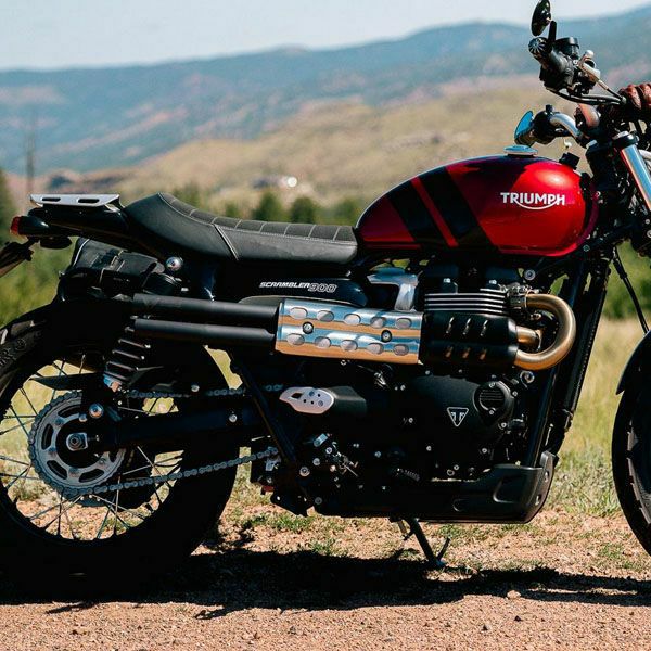 トライアンフ スクランブラー900 25～ ショットガン スリップオン