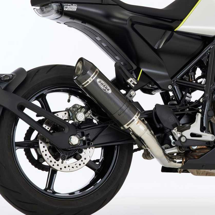 SHARK スリップオンマフラー Street GP カーボン HUSQVARNA Svartpilen