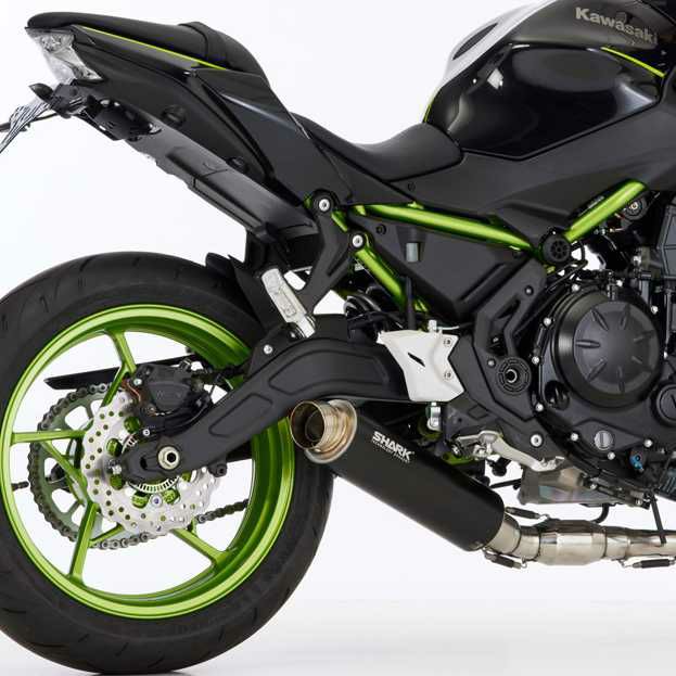 SHARK フルエキゾースト SRC 4 アルミ合金 KAWASAKI Ninja 650 / Z650
