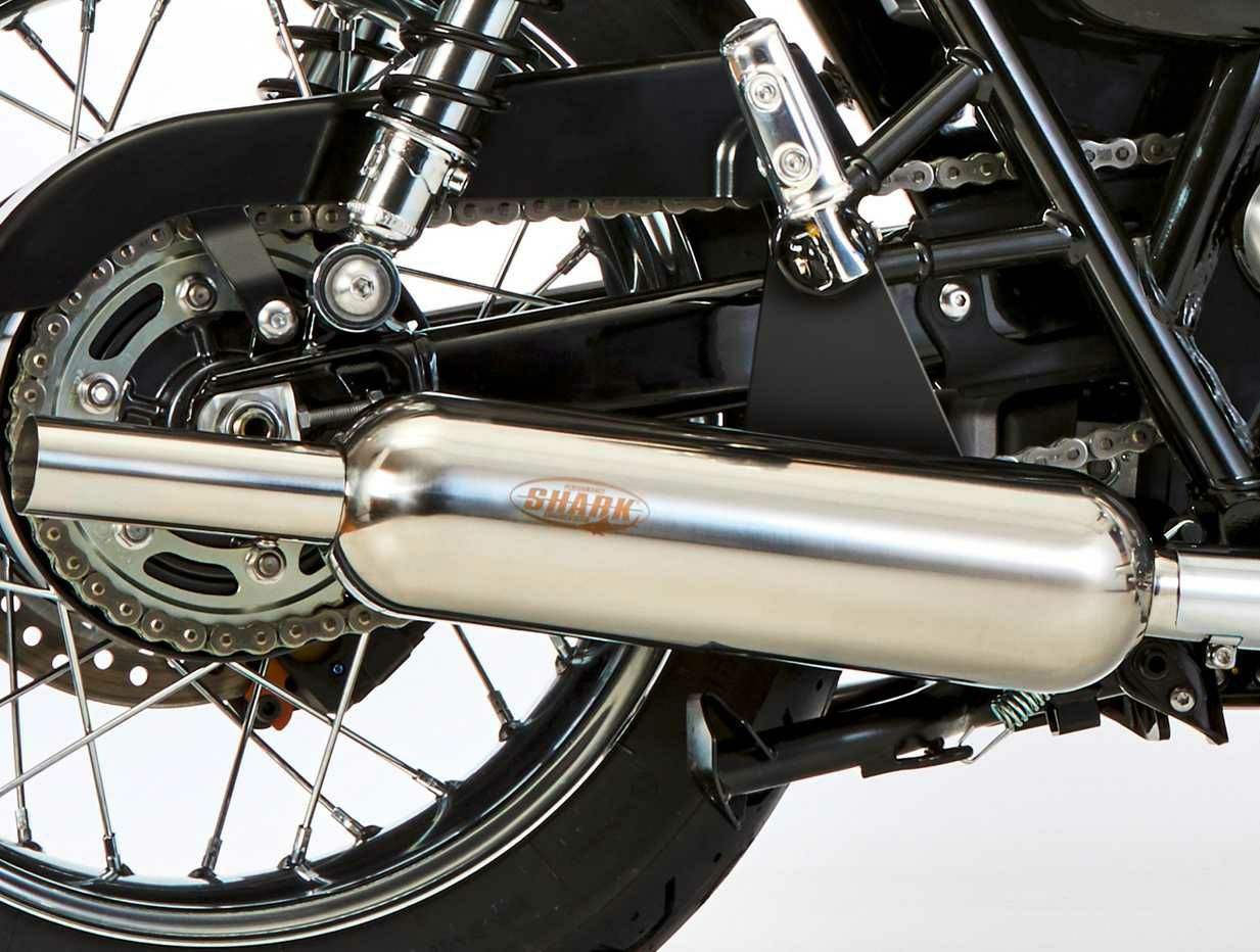 SHARK フルエキゾースト Retro Classic ステンレス KAWASAKI W650