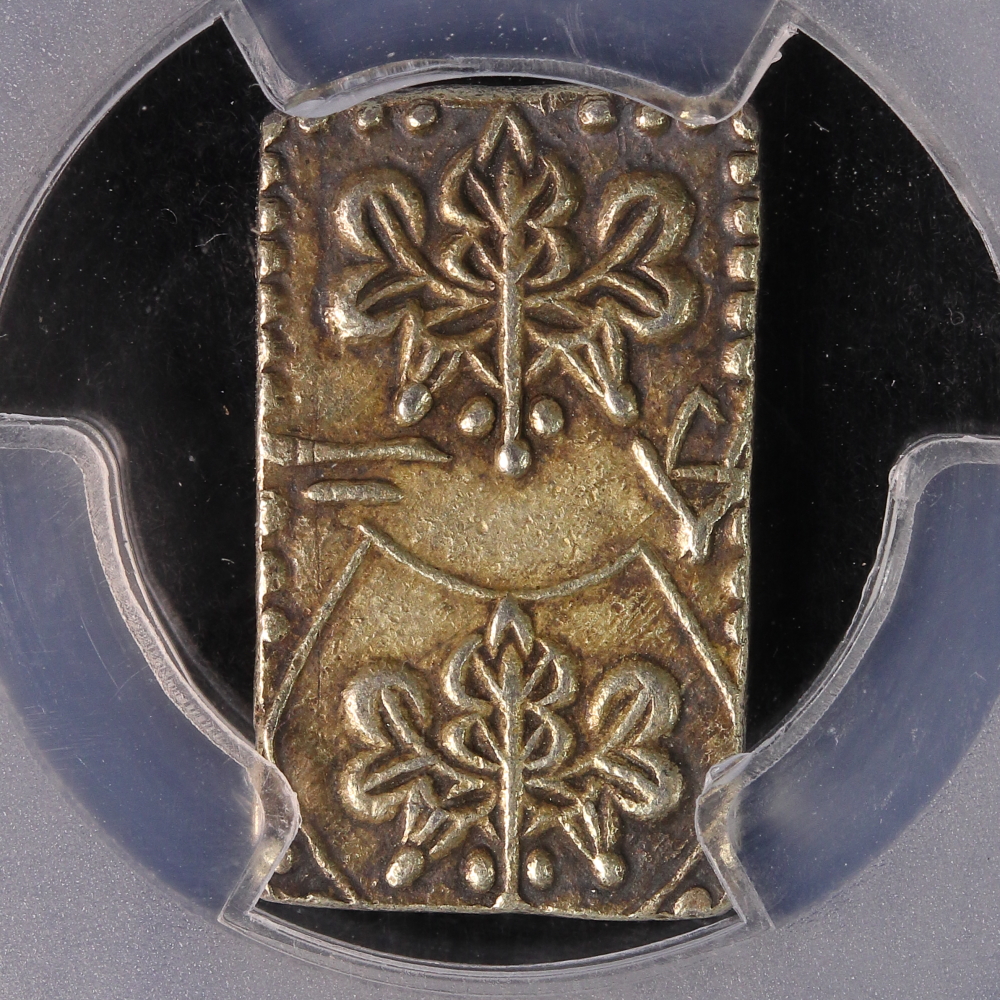 明治二分判金 逆打 PCGS AU53 | ミスターコインズ