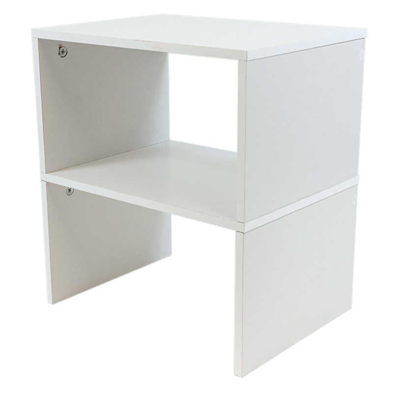 コの字ラック 2個セット MCOS－PS2 ホワイト ｜ ミスターマックス