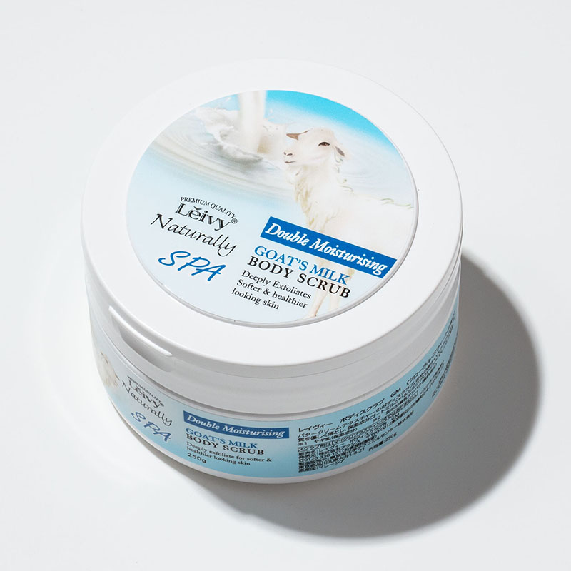 レイヴィー ボディスクラブ ゴートミルク 250g フローラル スウィート