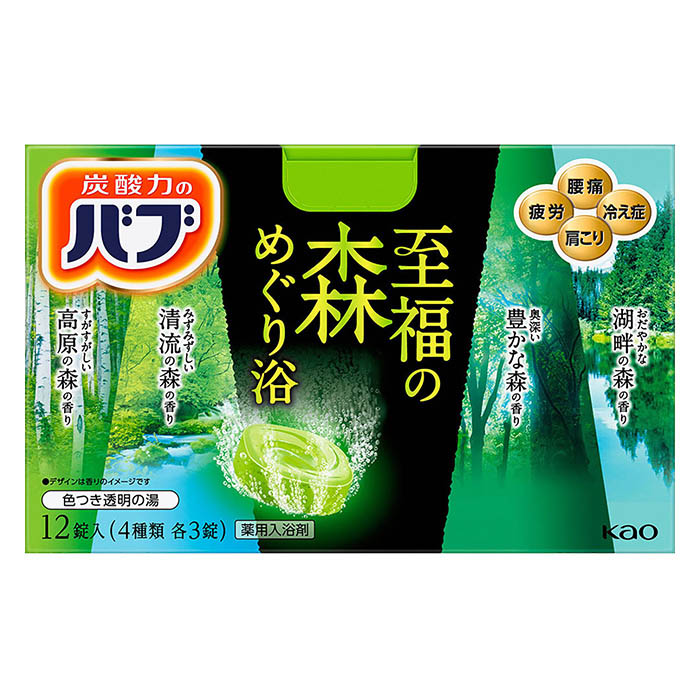 バブ 至福の森めぐり浴 12錠入【医薬部外品】 ｜ ミスターマックス