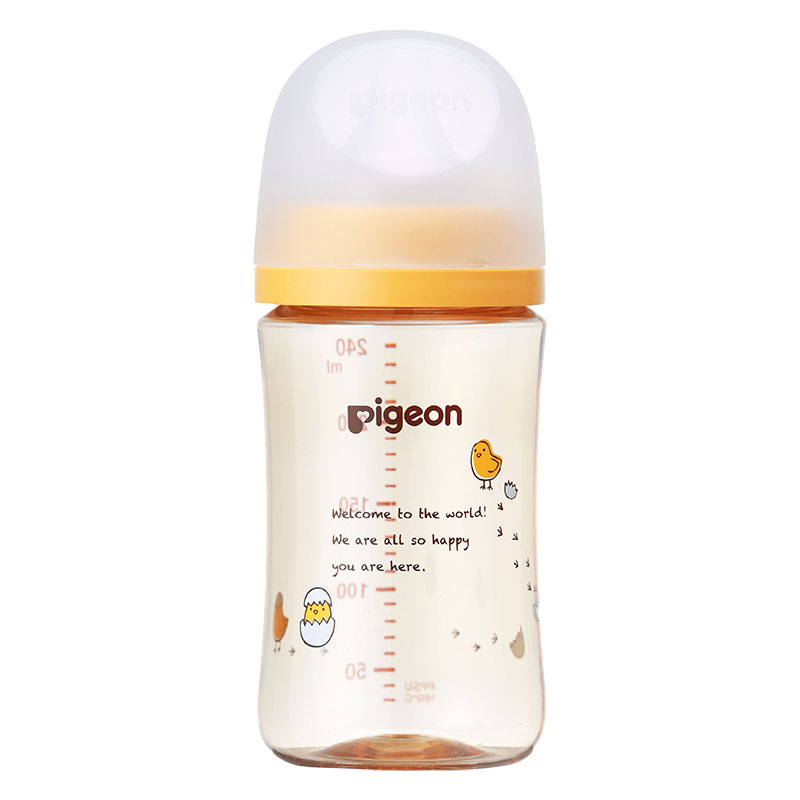 母乳実感 哺乳びん(プラスチック製)Bird 240ml ｜ ミスターマックス