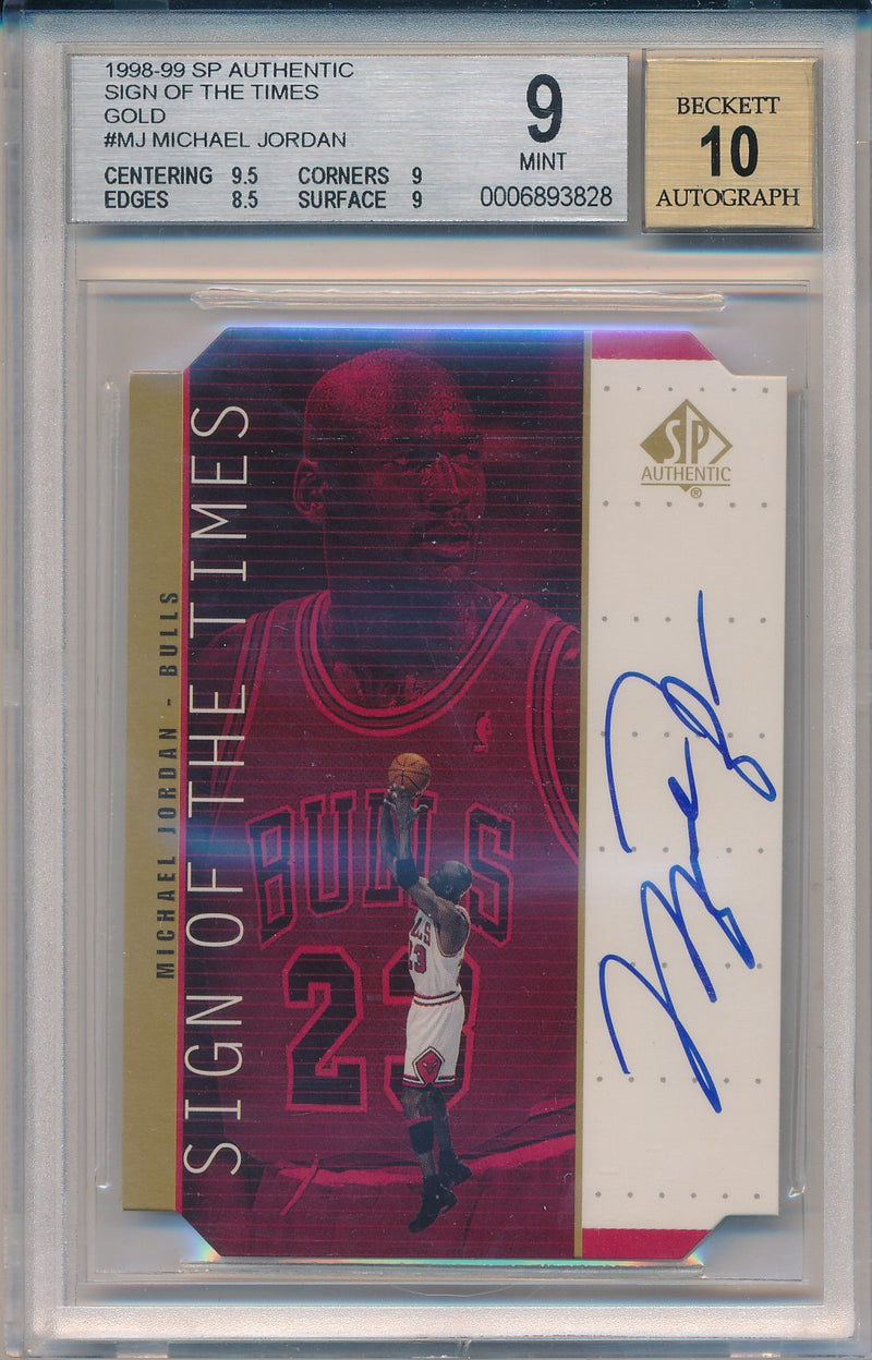 Upper Deck 1998-1999 SP Authentic Sign Of The Times #MJ Michael