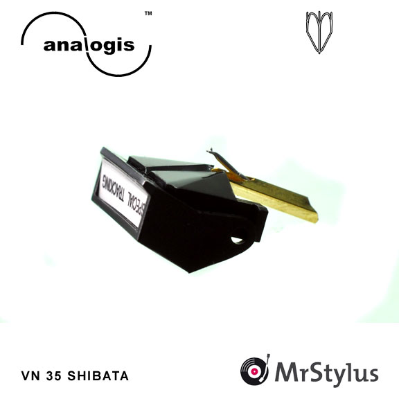 Replacement Stylus, ANALOGIS, BLACK DIAMOND Shure VN 35 E | BLACK