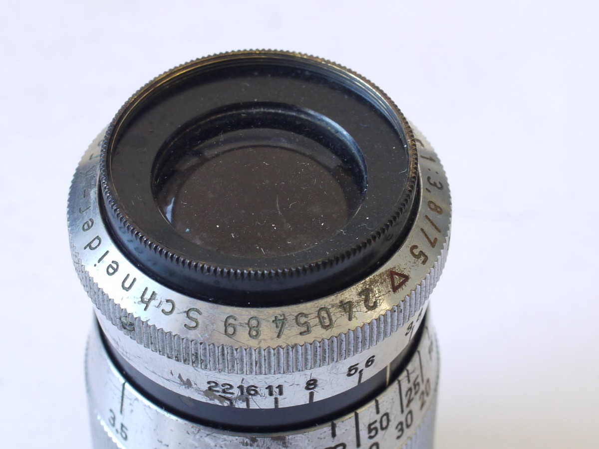 Schneider 75mm f3.8 Tele-Xenar C mount 16mm cine lens + rear cap