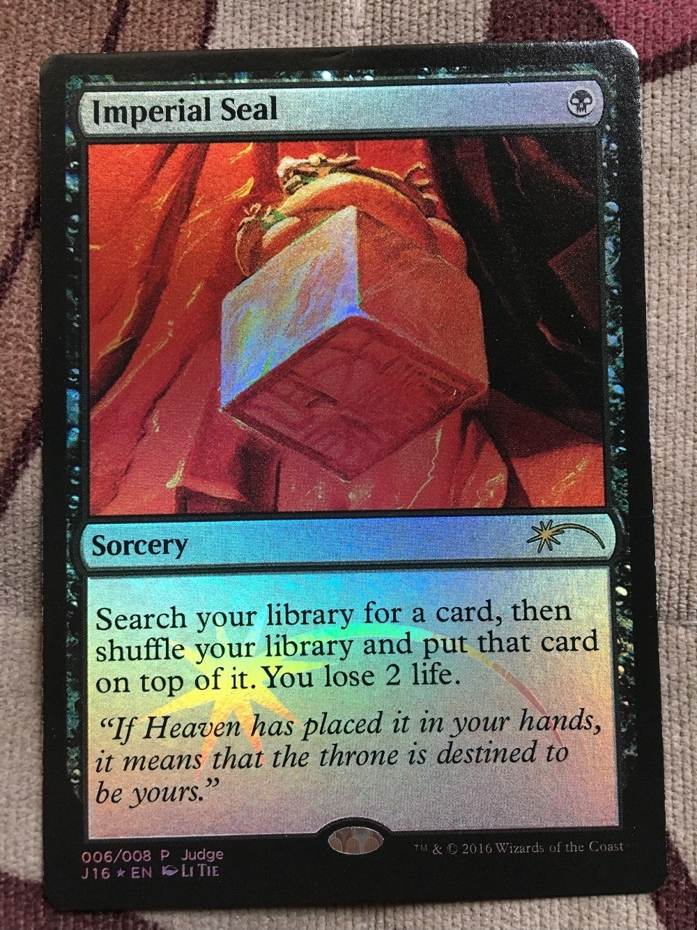 Foil Imperial Seal - MtgProxy