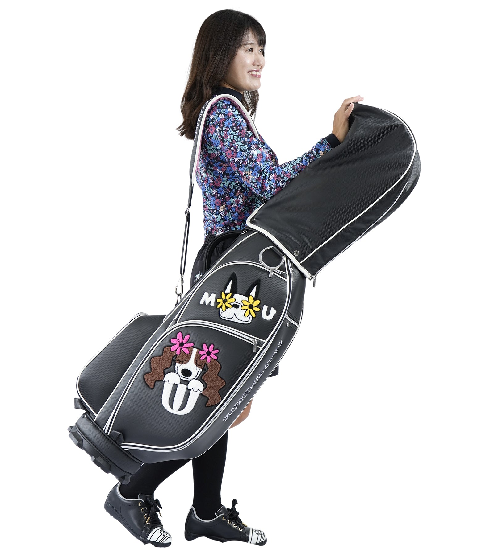 MUキャラクター立体サガラ刺繍キャディバック – M・U SPORTS ONLINE SHOP