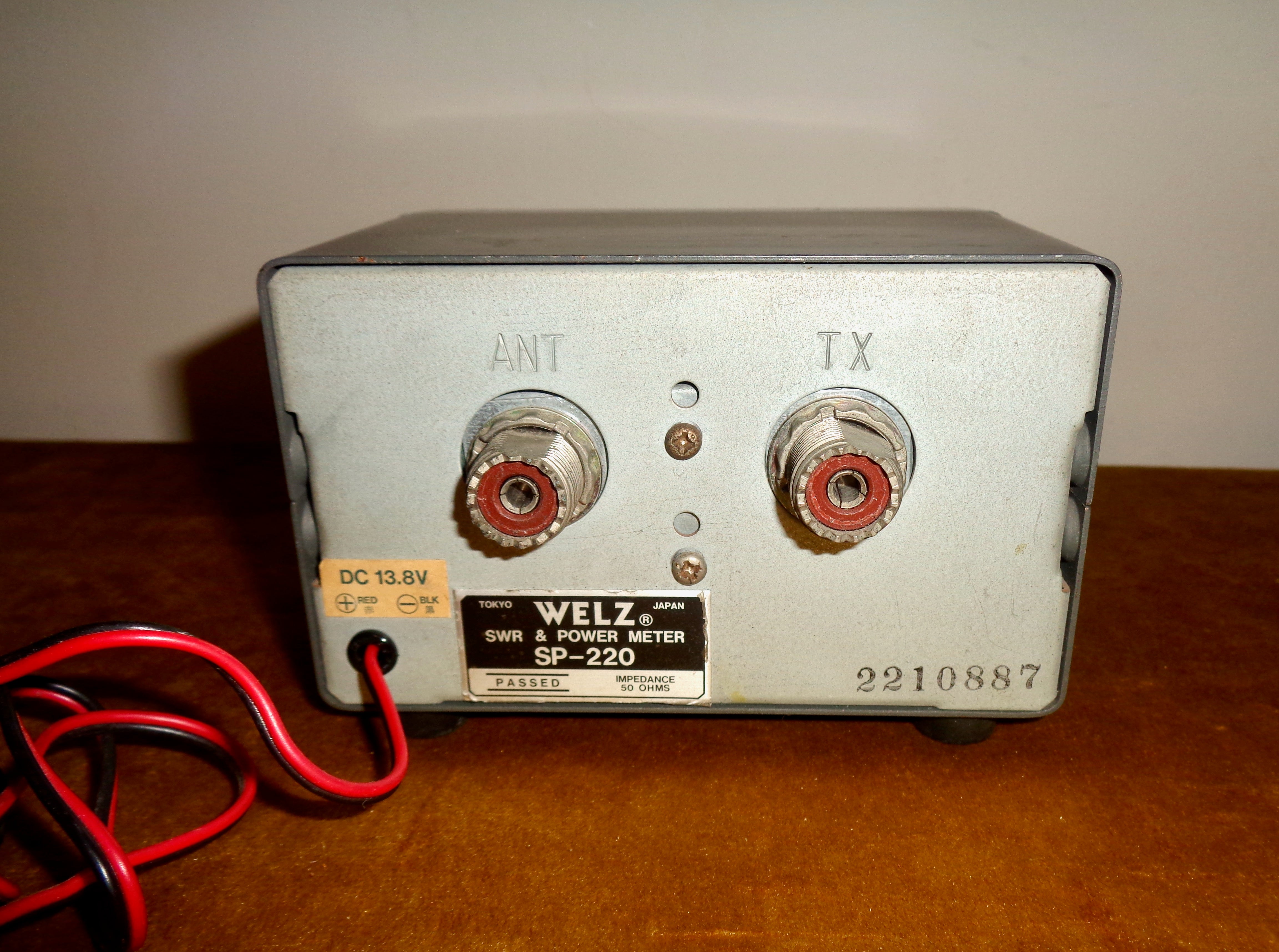Welz SP 220 SWR and Power Meter 1.8-200MHz – Mullard Antiques and