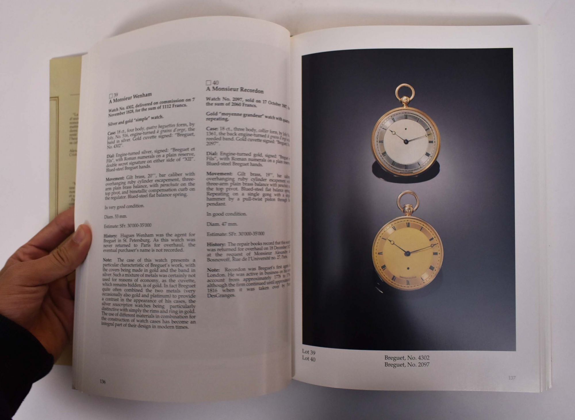 THE ART OF BREGUET, An Important Collection or 204 Watches, Clocks