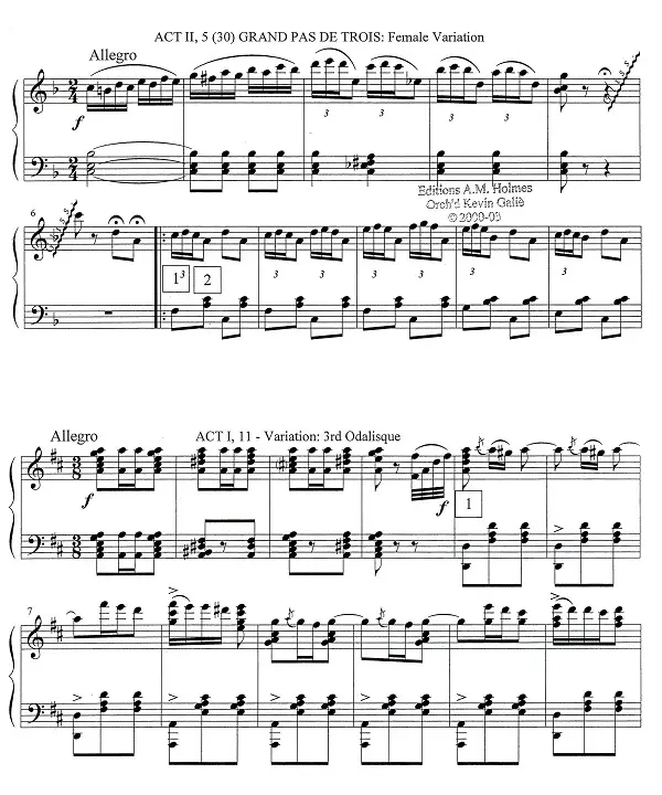 海賊 全幕 ピアノ 楽譜