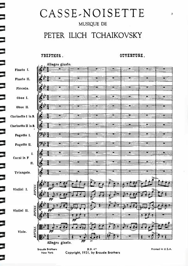 くるみ割り人形 全幕 オーケストラ 楽譜 スコア