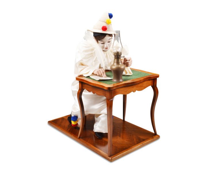 オートマタ（自動人形） 「手紙を書くピエロ」｜コレクション｜民音