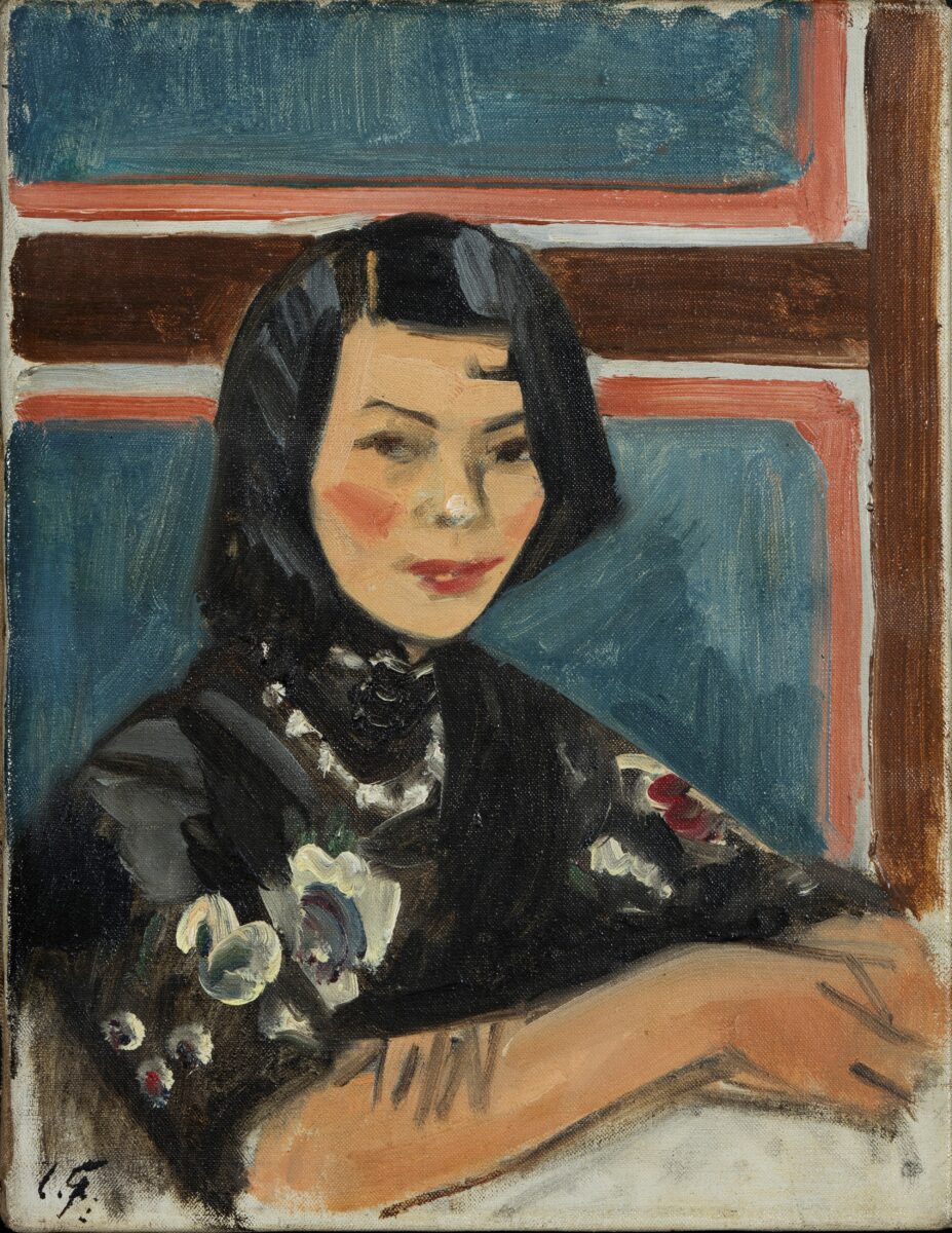 藤島 武二《台湾娘》 | 西洋画 | 収蔵品 | 佐賀大学美術館