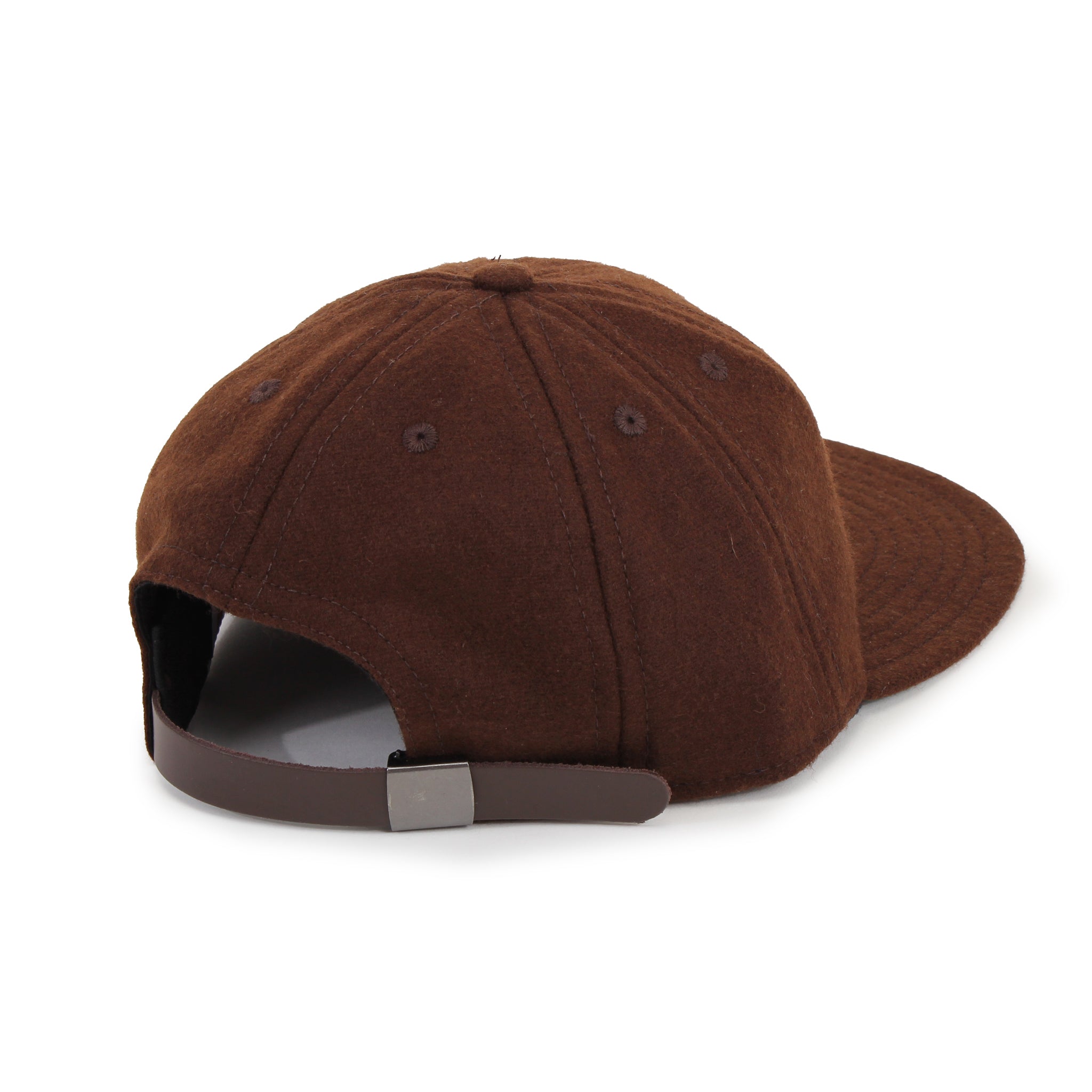 Jeffrey Sincich 8-Panel Wool SF Baseball Cap: Brown - SFMOMA