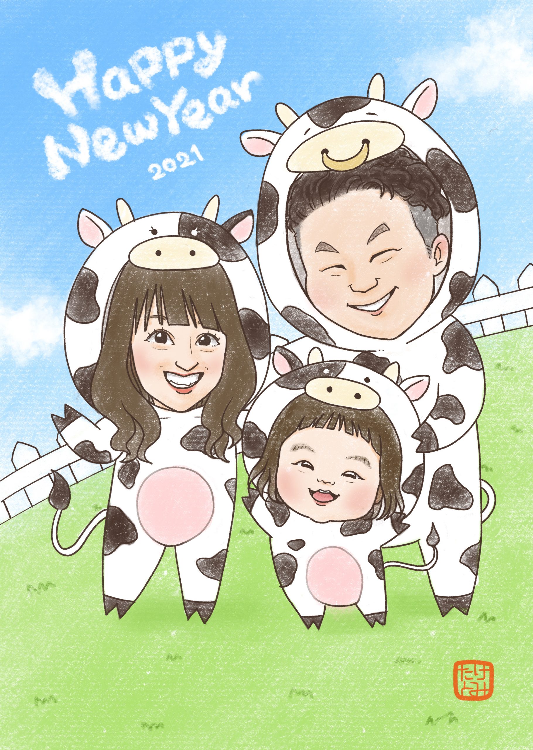 オーダーメイド似顔絵イラスト | musyamusya