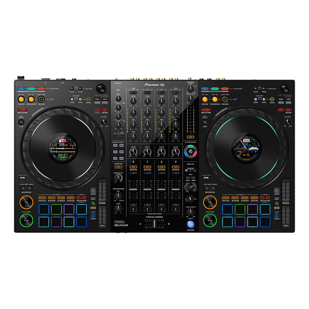 Pioneer DJ - DDJ-FLX4 2-channel DJ Controller (Black) – Music City