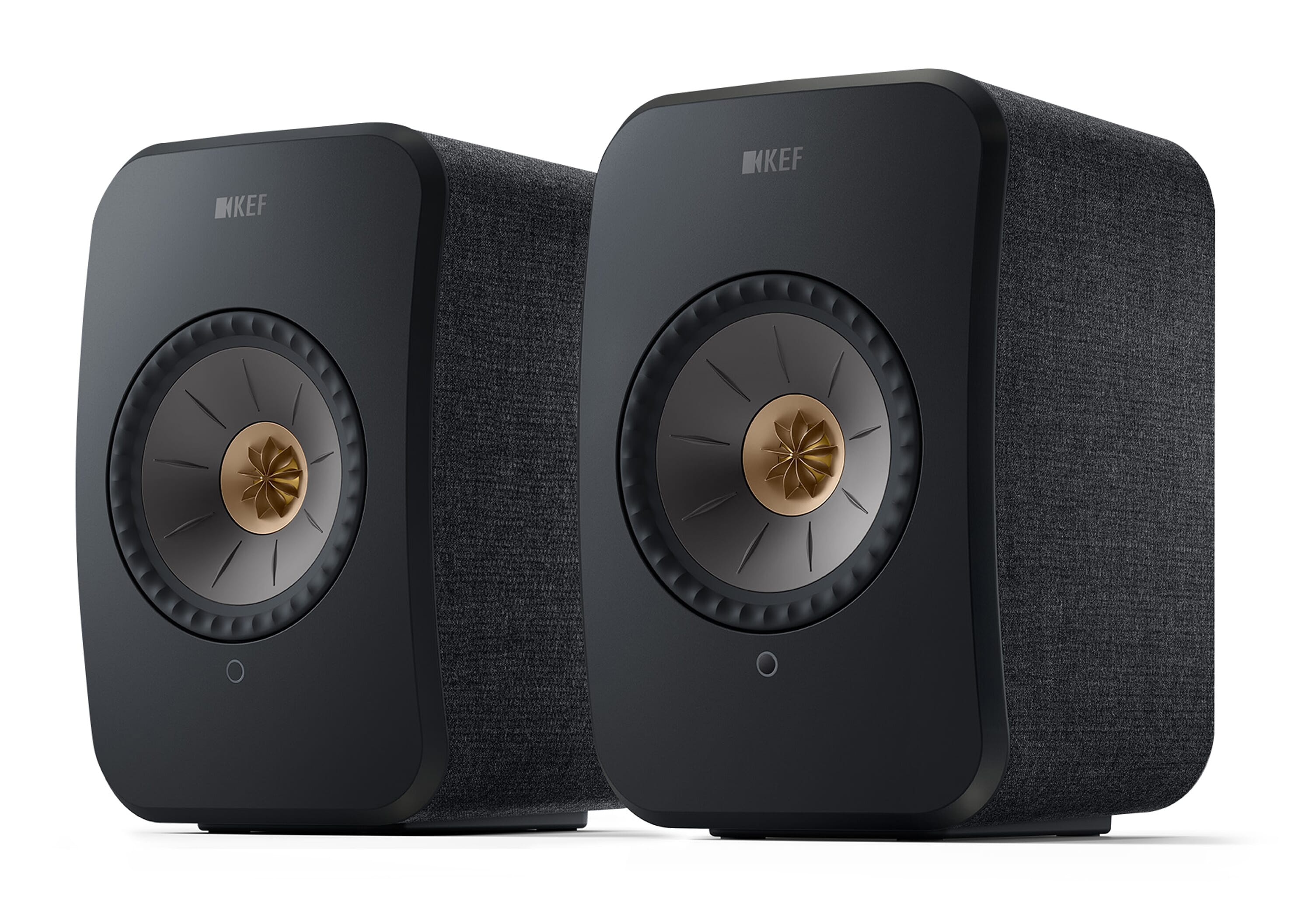 KEF - LSX II Wireless Bookshelf Speakers (Black, Pair) **OPEN BOX