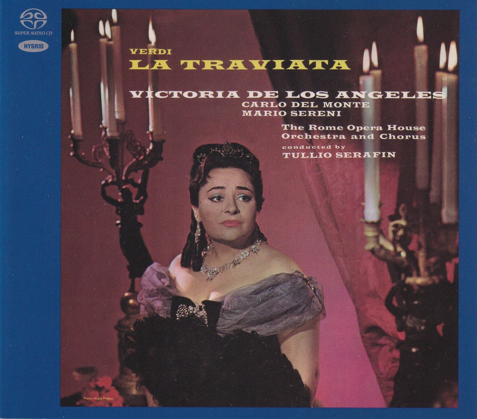 ヴェルディ 歌劇「椿姫」全曲/セラフィン、ローマ歌劇場、ロス