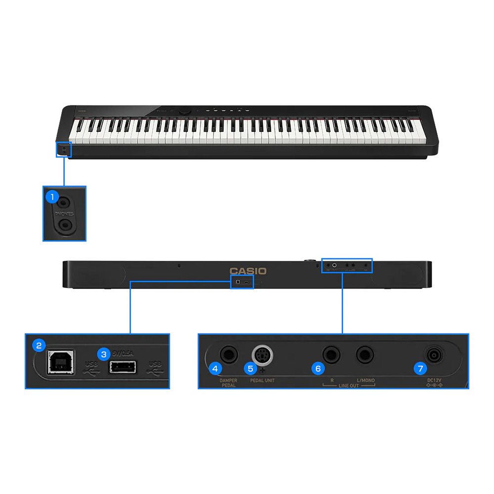 CASIO Privia PX-S1100BK｜ミュージックランドKEY